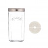 Voir la slide Bocal de Fermentation en Verre 1 L avec Poids en Céramique 