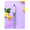Zie dia Premium Classic Zester Rasp Lavendelbloem Licht Paars