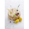 Zie dia Kers Set Glas 300 ml + Herbruikbare Glazen Drinkrietje