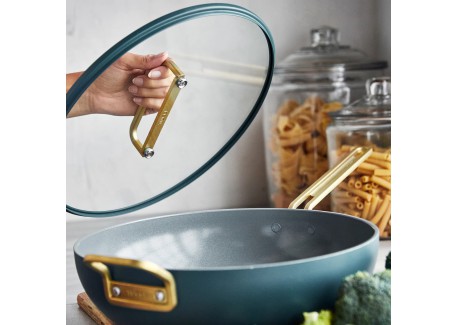 Tucci Collection Saltaspata Pan met Antiaanbaklaag 29 cm Mat Venetiaan