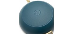 Tucci Collection Saltapasta Poêle Antiadhésive 29 cm Bleu Vénitien Mat