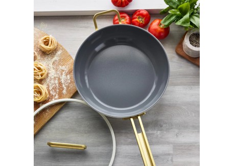 Tucci Collection Saltapasta Pan met Antiaanbaklaag 29 cm Mat Carrara W