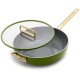 Tucci Collection Saltapasta Pan met Antiaanbaklaag 29 cm Mat Groen Toscane