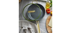 Tucci Collection Saltapasta Poêle Antiadhésive 29 cm Vert Toscane Mat