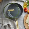 Zie dia Tucci Collection Saltapasta Pan met Antiaanbaklaag 29 cm Mat Groen Tos