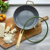 Zie dia Tucci Collection Saltapasta Pan met Antiaanbaklaag 29 cm Mat Groen Tos
