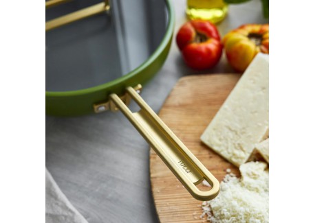 Tucci Collection Saltapasta Pan met Antiaanbaklaag 29 cm Mat Groen Tos