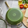 Zie dia Tucci Collection Saltapasta Pan met Antiaanbaklaag 29 cm Mat Groen Tos