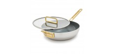 Tucci Collection Saltapasta Poêle Antiadhésive 29 cm Inox Mat 3 ply Do