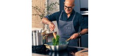 Tucci Collection Saltapasta Pan met Antiaanbaklaag 29 cm  RVS 3 Lagen