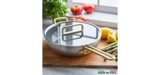 Tucci Collection Saltapasta Pan met Antiaanbaklaag 29 cm  RVS 3 Lagen