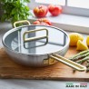 Voir la slide Tucci Collection Saltapasta Poêle Antiadhésive 29 cm Inox Mat 3 ply Do