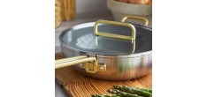 Tucci Collection Saltapasta Pan met Antiaanbaklaag 29 cm  RVS 3 Lagen