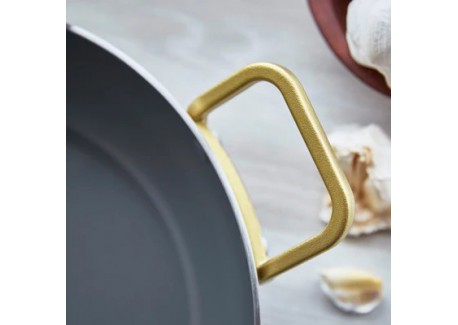 Tucci Collection Saltapasta Poêle Antiadhésive 29 cm Inox Mat 3 ply Do