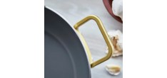 Tucci Collection Saltapasta Poêle Antiadhésive 29 cm Inox Mat 3 ply Do
