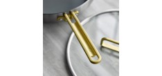 Tucci Collection Saltapasta Poêle Antiadhésive 29 cm Inox Mat 3 ply Do