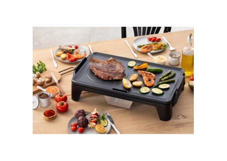 Plancha Électrique Anti-Adhésive 50x30 cm QPL450
