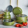 Zie dia Tucci Collection Pannenset met Antiaanbaklaag 11-delig Mat Toscane Gro