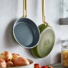 Voir la slide Tucci Collection Batterie de Cuisine Antiadhésive 11 pcs Vert Toscane