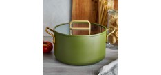 Tucci Collection Pannenset met Antiaanbaklaag 11-delig Mat Toscane Gro