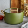 Voir la slide Tucci Collection Batterie de Cuisine Antiadhésive 11 pcs Vert Toscane