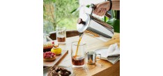 Gustavo Cafetière à Piston Inox Isotherme French Press 8 Tasses (1 L)