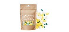 Décors Sucrés pour Gâteaux Tarte Citron Meringuée Blanc Jaune Vert 30