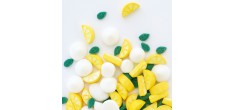 Décors Sucrés pour Gâteaux Tarte Citron Meringuée Blanc Jaune Vert 30