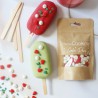 Voir la slide Décors Sucrés pour Gâteaux Tarte Fraise Meringuée Blanc Rouge Vert 30