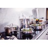 Zie dia Chef Traiteur Marmite met RVS deksel 24 cm 10 L