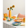 Voir la slide Joy Bol Blueberry Smoothie en Porcelaine Email Brillant Bleu et Vert 1
