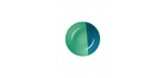 Joy Bol Blueberry Smoothie en Porcelaine Email Brillant Bleu et Vert 1