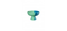Joy Ijskom Blueberry Smoothie Porseleinen Glanzend Blauw en Groen Glaz