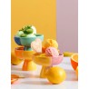 Zie dia Joy Ijskom Passion Smoothie Porseleinen Glanzend Geel en Roze Glazuur