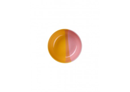 Joy Coupe à Glace Passion Smoothie Porcelaine Email Brillant Jaune Ros
