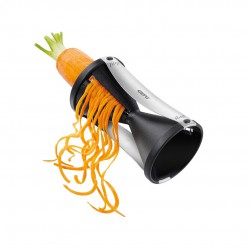 Spirelli Taille Spaghetti de Légumes Manuel 2 Epaisseurs avec Brosse N