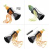 Voir la slide Spirelli Taille Spaghetti de Légumes Manuel 2 Epaisseurs avec Brosse N