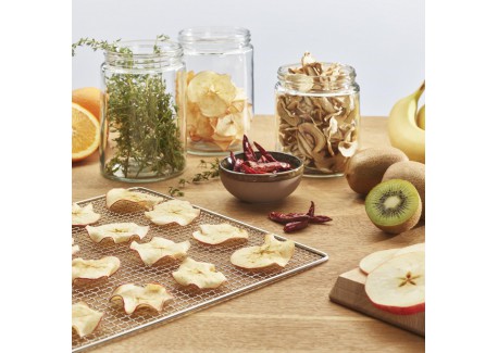 Smart Food Déshydrateur Alimentaire 8 Plateaux Inox avec Minuterie EP5