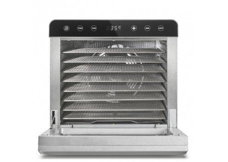 Smart Food Déshydrateur Alimentaire 8 Plateaux Inox avec Minuterie EP5