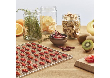 Smart Food Déshydrateur Alimentaire 8 Plateaux Inox avec Minuterie EP5