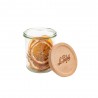 Zie dia Glazen Conserveerpot met Houten Deksel 580 ml