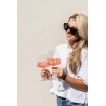 Zie dia Miovino Spritz-glazen 69 cl met steel + Glazen rietjes + Borstel (4 dl