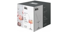 Miovino AfterWork Verres à Pied Spritz 69 cl + Pailles + Goupillon (4p