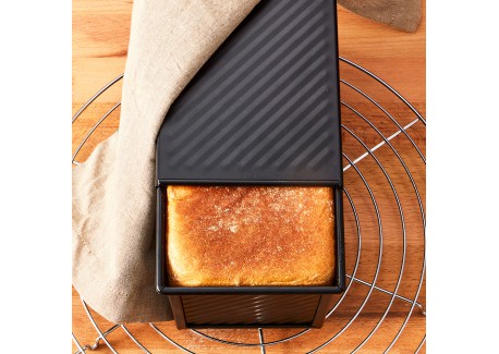 Bread Buddies Broodvorm met Antiaanbaklaag met Deksel 21x11,5 cm