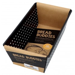 Bread Buddies Moule à Pain Perforé Acier Antiadhésif Rectangulaire 20x