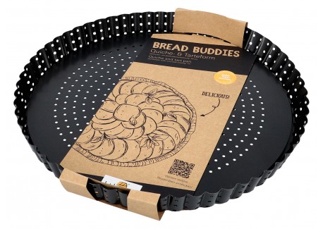 Bread Buddies Moule Geperforeerde Antiaanbak Taartvorm met Losse Bodem