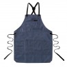Zie dia Keukenschort N°438 Gerecycled Polyester Marineblauw