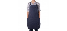 Keukenschort N°438 Gerecycled Polyester Marineblauw