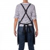 Zie dia Keukenschort N°438 Gerecycled Polyester Marineblauw