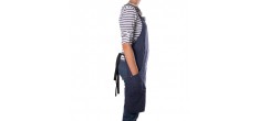 Keukenschort N°438 Gerecycled Polyester Marineblauw